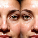 **

> A close-up of a person's face after stem cell fat grafting. Focus on the rejuvenated skin, reduced wrinkles around the eyes and plump cheeks, highlighting the natural-looking results. Soft, diffused lighting.

**